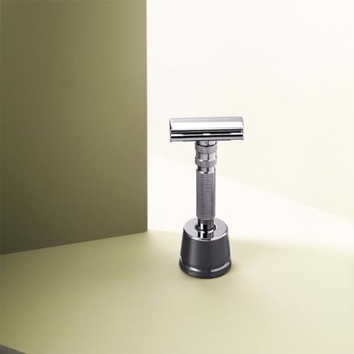 Rockwell Minimalist Safety Razor Stand (Black) | Elegant Display Solution for Your Rockwell T, 6C, 2C, or 6S Safety Razor | Premium Stainless Steel
