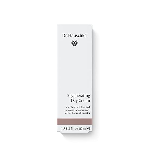 Dr. Hauschka Regenerating Day Cream, 1.3 fl oz, Anti Aging, Cream-to-Fluid Face Moisturizer, Natural & Organic, Red Clover & Acerola Firm & Hydrate Minimizing Fine Lines & Wrinkles