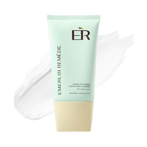 Cream-to-Foam Cleanser with Aloe Water, Ceramide NP, Hyaluronic Acid & Xylitol, Hydrating Barrier Support for Oily to Normal Skin, 120ml