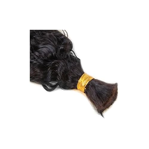 Brazilian Loose Curly Hair Bulk Human Hair Bulk For Braiding No Weft Full End Braids Remy Hair Weaving Extensions Natural Black Color 20 Inch 300g