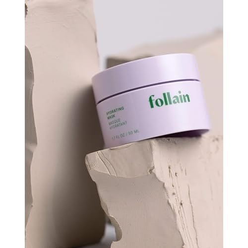 Follain Hyaluronic Acid + Bakuchiol Hydrating Face Mask for Normal to Dry Skin | Squalane, Rosehip Oil, Retinol-Alternative - Plump + Brighten Dull Skin - Clean Beauty, Vegan & Cruelty-Free