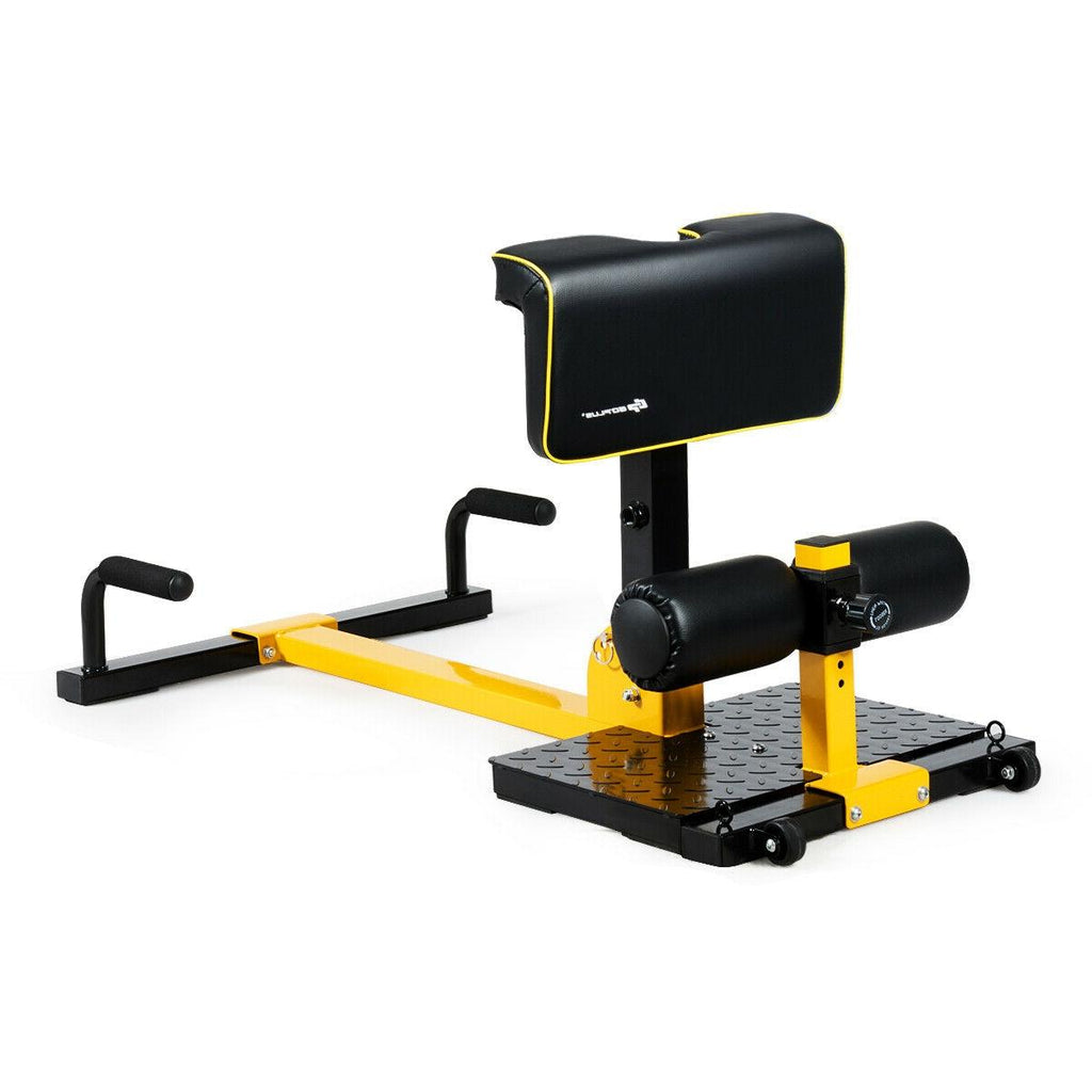38 Inch 8-in-1 Multifunctional Home Gym Squat Equipment - Costway