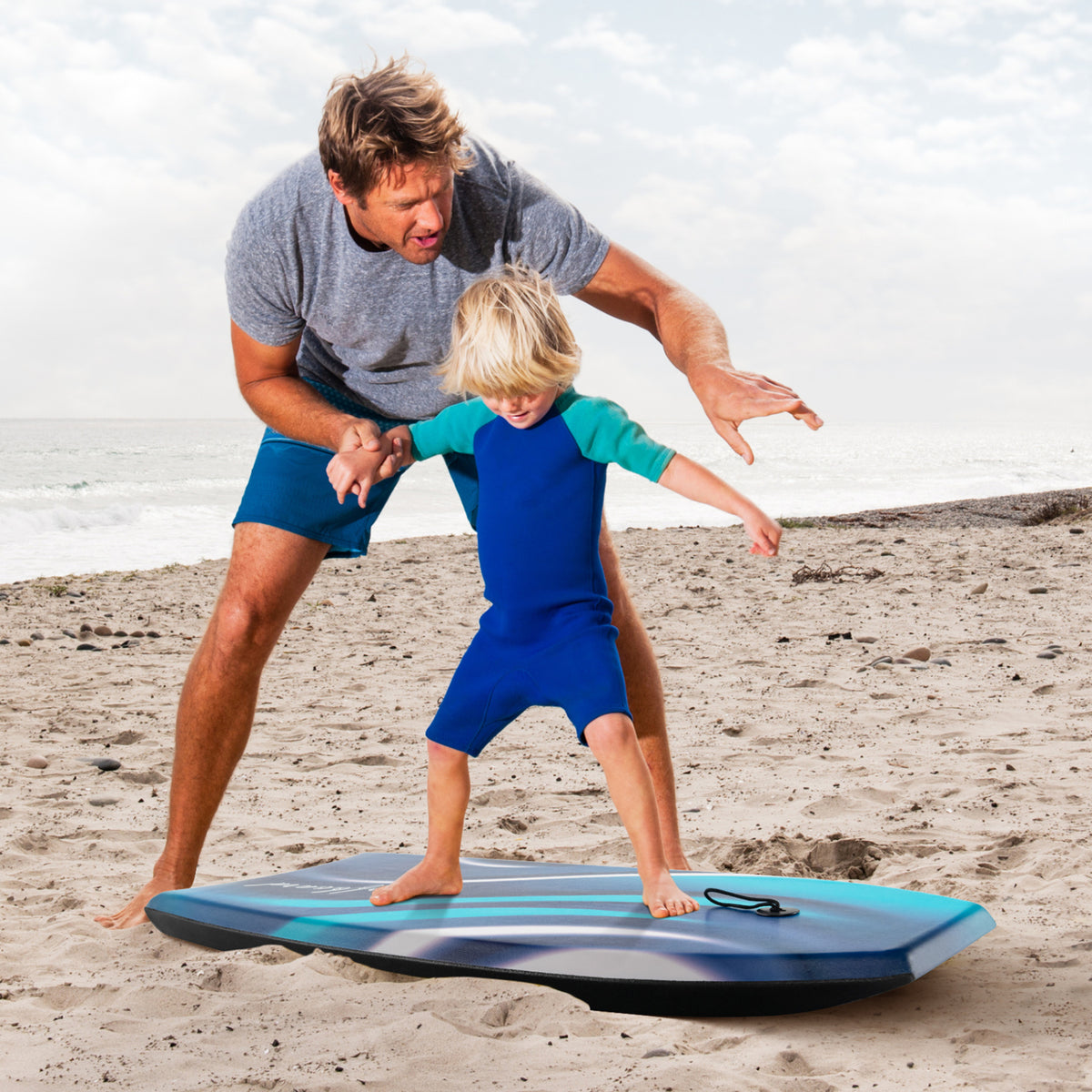 Lightweight Body Board 33/37/41 Inches with EPS Core XPE Deck and HDPE Bottom - S Variation