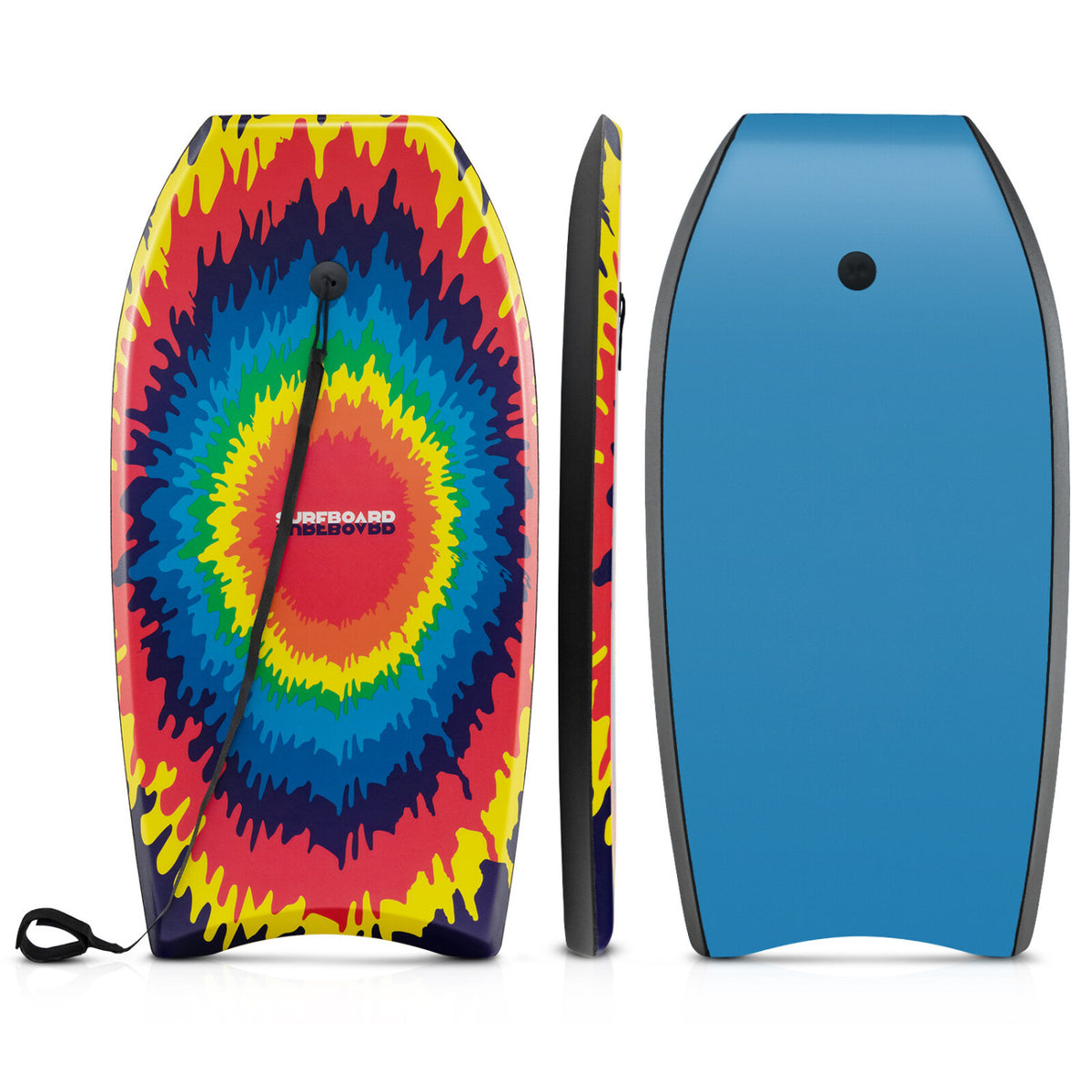 Lightweight Body Board with EPS Core 33/37/41 Inches - Multicolor, S Variation
