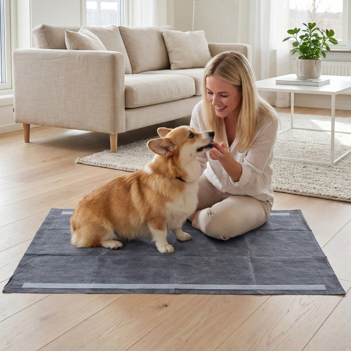 35.5 x 24 Inch Activated Charcoal Dog Pee Pads - 6-Layer Leakproof, Portable, 150 Pieces - Black Variation