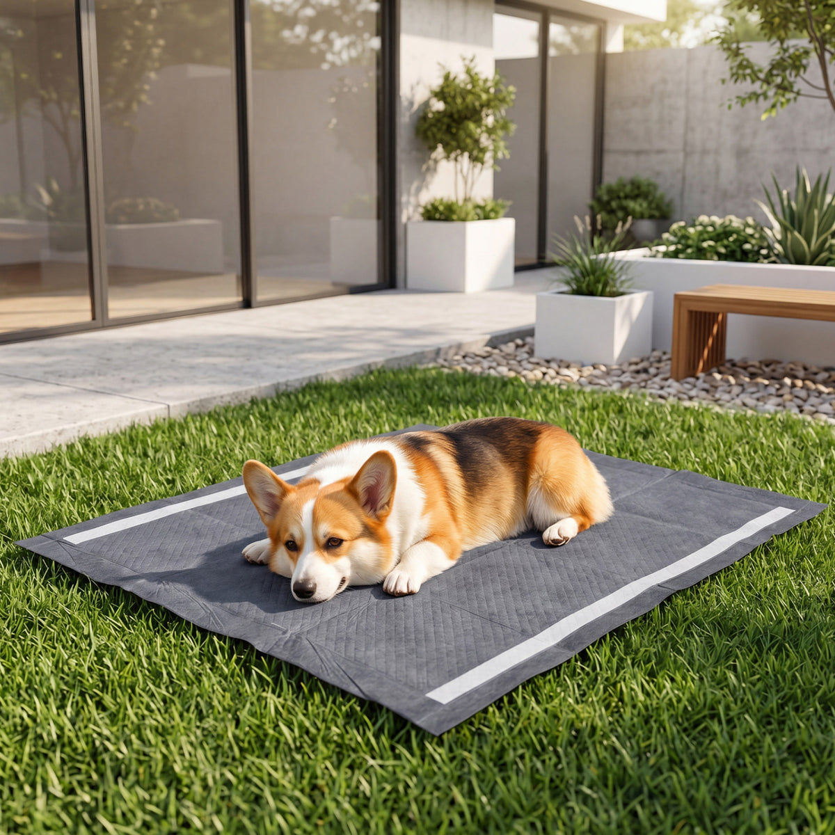 35.5 x 24 Inch Activated Charcoal Dog Pee Pads - 6-Layer Leakproof, Portable, 150 Pieces - Black Variation
