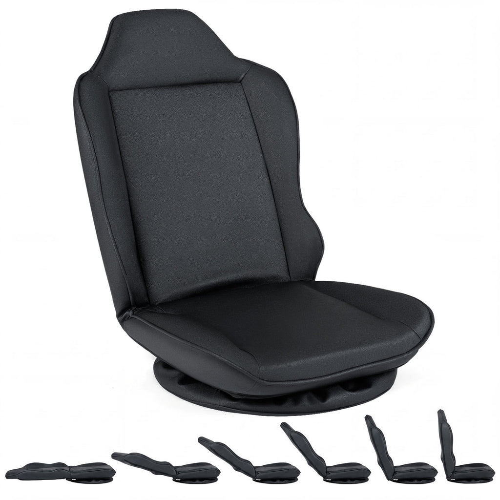 360° Swivel Floor Gaming Chair with 5-Level Adjustable Backrest