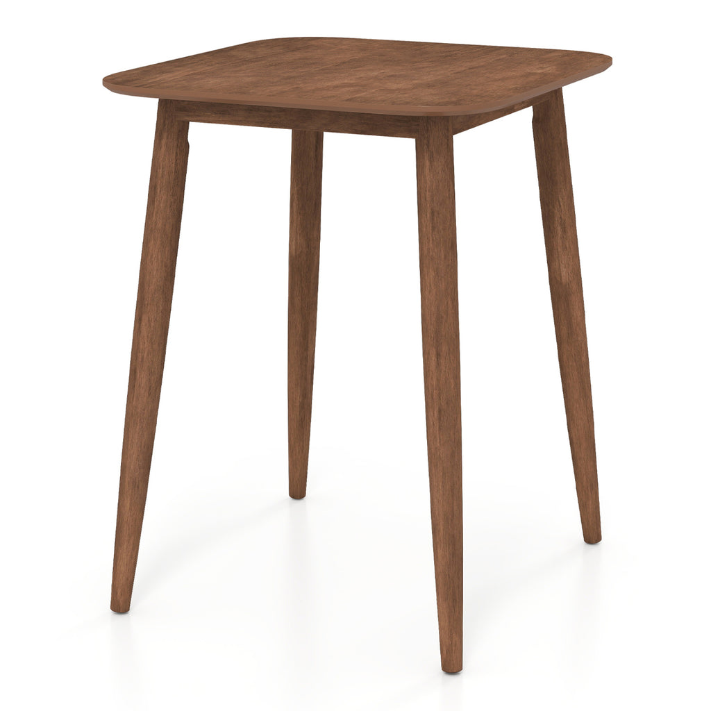 36 Inch Counter Height Bar Table - Walnut