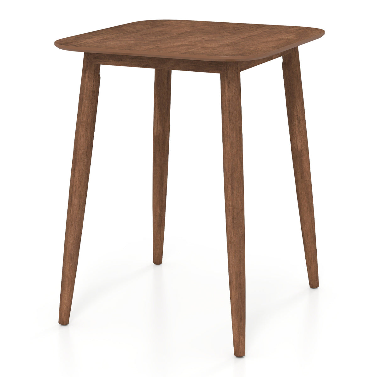 36 Inch Counter Height Bar Table - Walnut