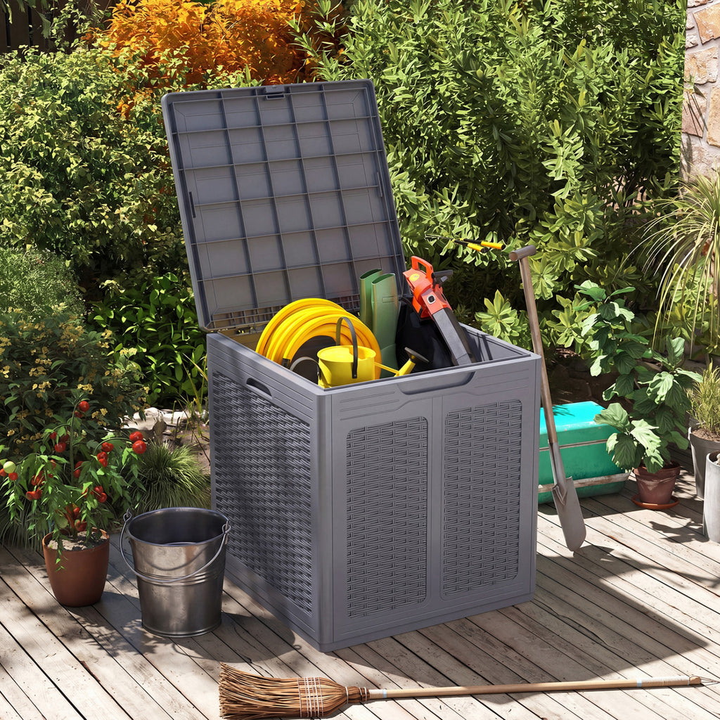 39 Gallon Deck Box with Lockable Lid Package Delivery for Patio