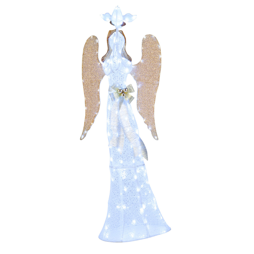 3D Lighted Angel Christmas Decoration 5.5 FT Halo Angel Indoor Outdoor Holiday Decor