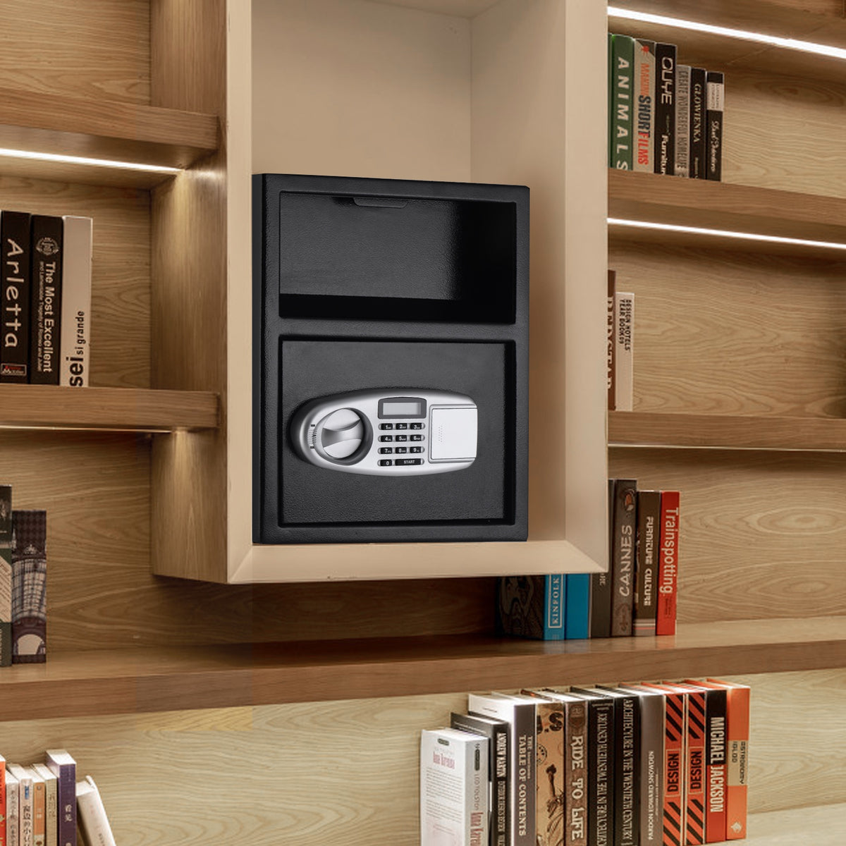 Digital Deposit Safe Box - Front Load, 3mm Steel