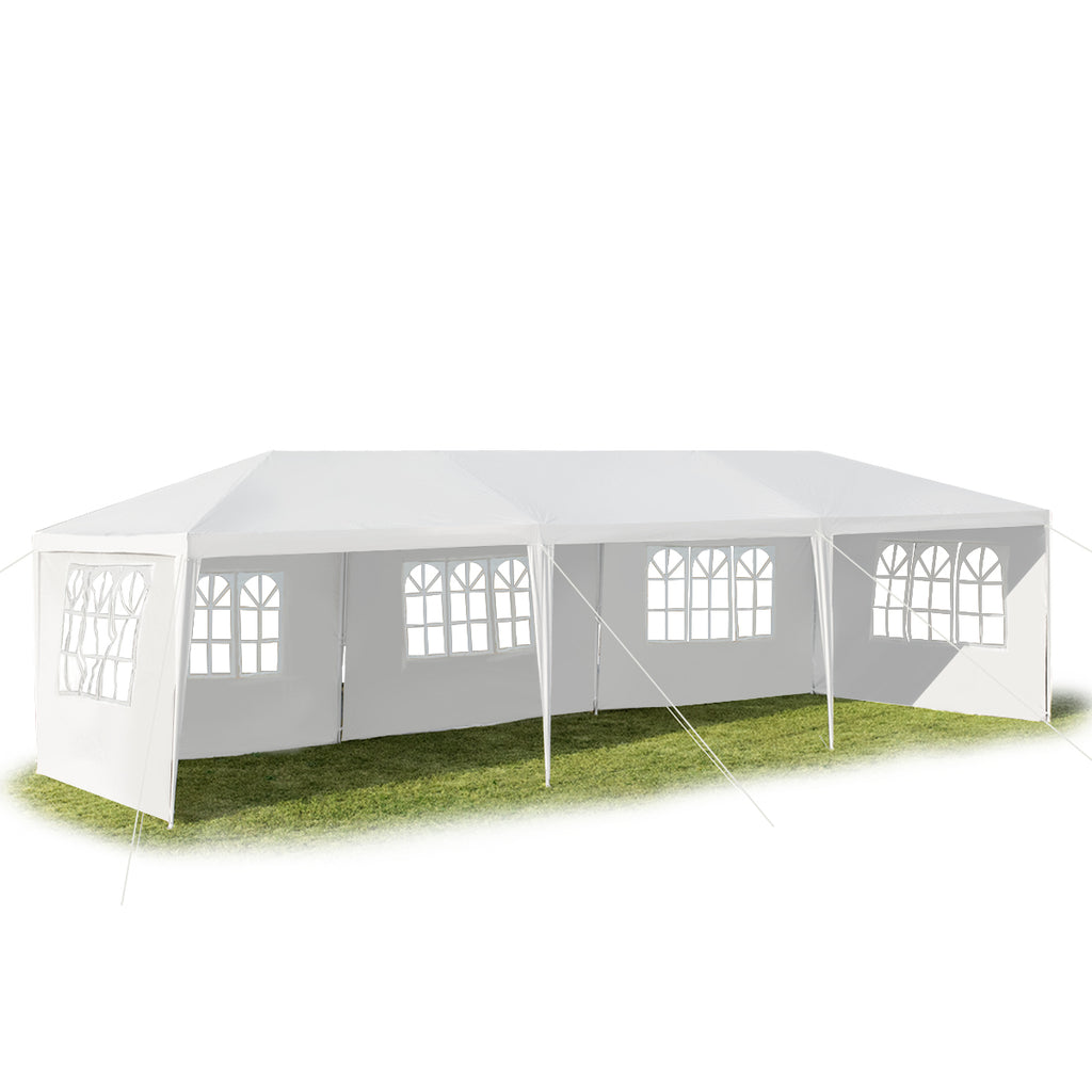 10 x 30 Feet Canopy Tent with 5 Removable Sidewalls