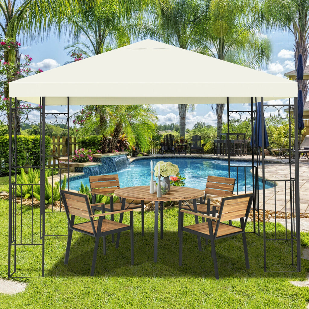 10 x Feet Patio Gazebo Canopy Tent Garden Shelter