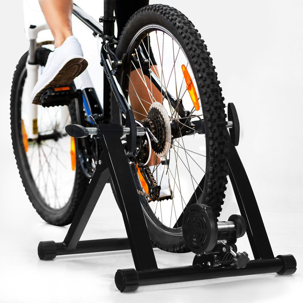 Portable Folding Bicycle Trainer Stand for 26-28 Inch Bikes