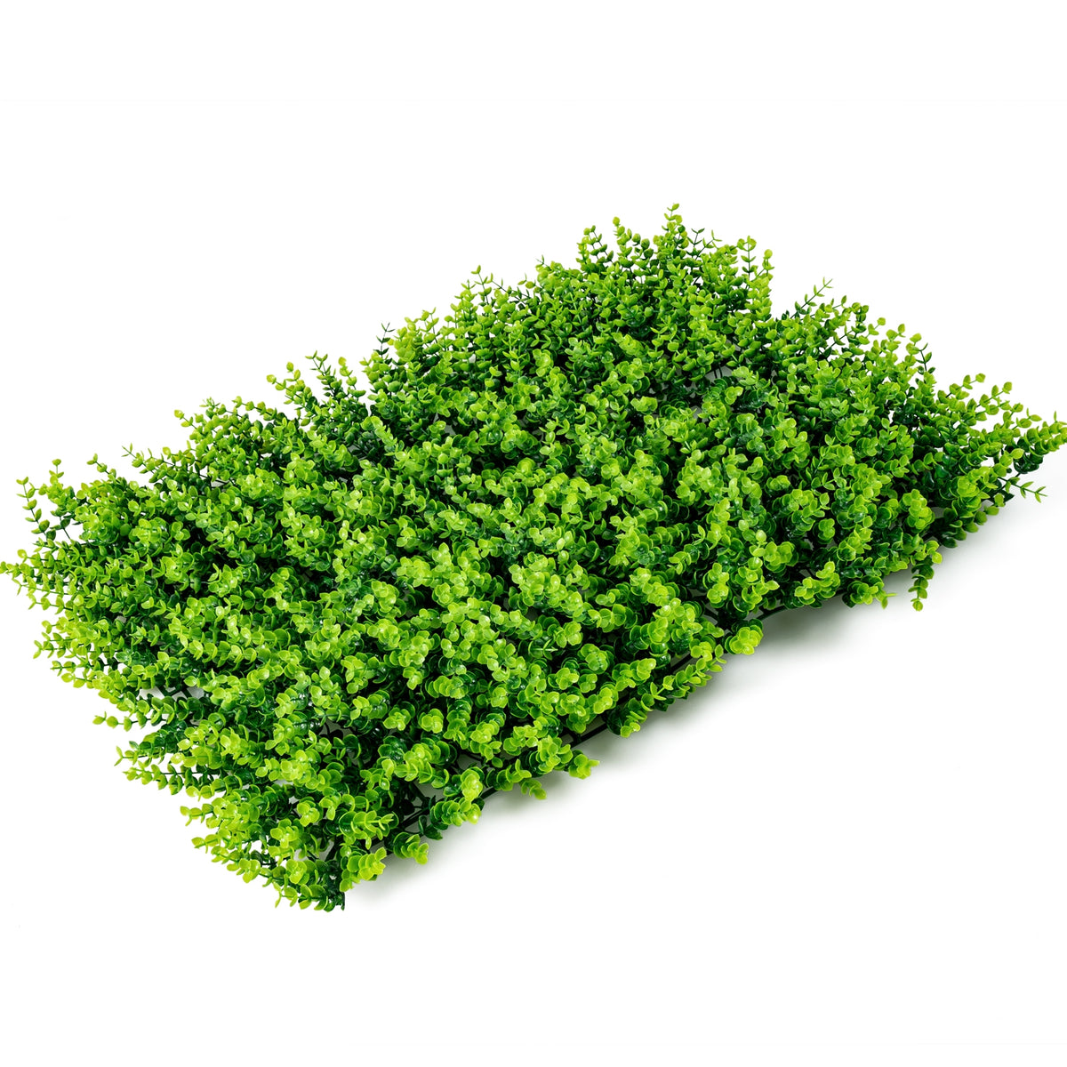 Artificial Eucalyptus Hedge Fence Panels - 16x24 Inch Privacy Screen Set of 12