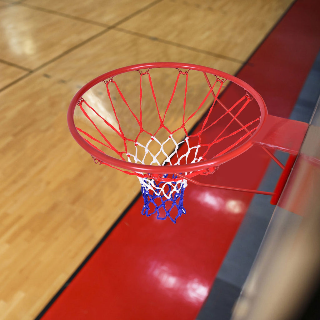 18 Inch Basketball Rim with All-Weather PE Net - Rustproof Metal Frame, Easy Installation - Variation of This Listing: 18 Inch D. PE Net