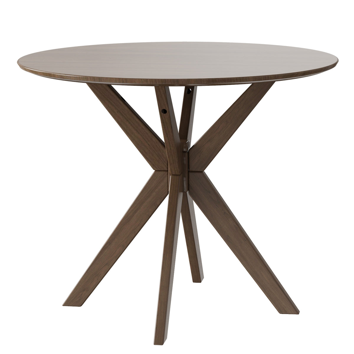 36 Inch Round Dining Table with Pedestal Base - MDF Tabletop