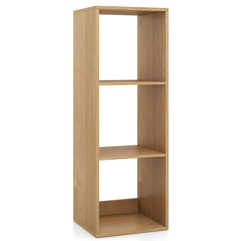 3-Cube Bookshelf - Natural Wood Grain