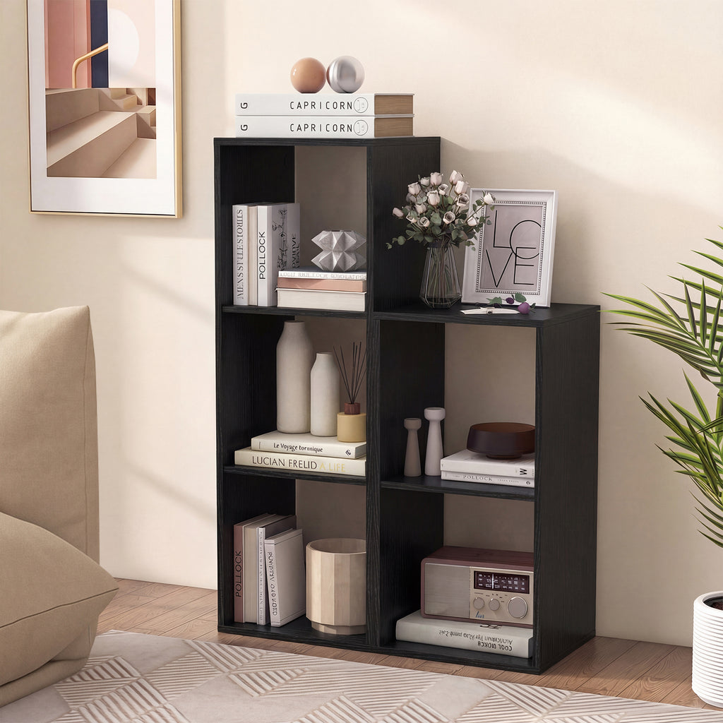 3 Cube Bookshelf - Black