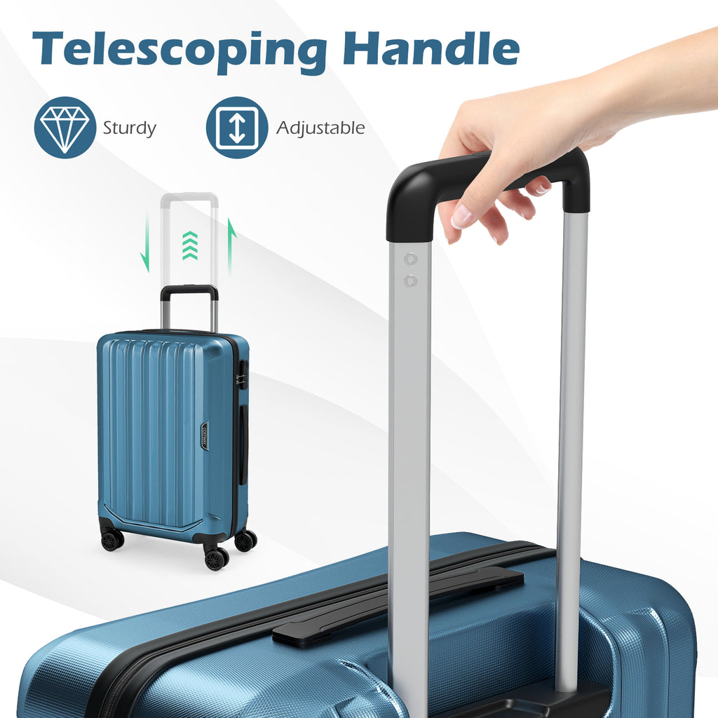 3-Piece Hardside Luggage Set (20/24/28 Inch) Lightweight with