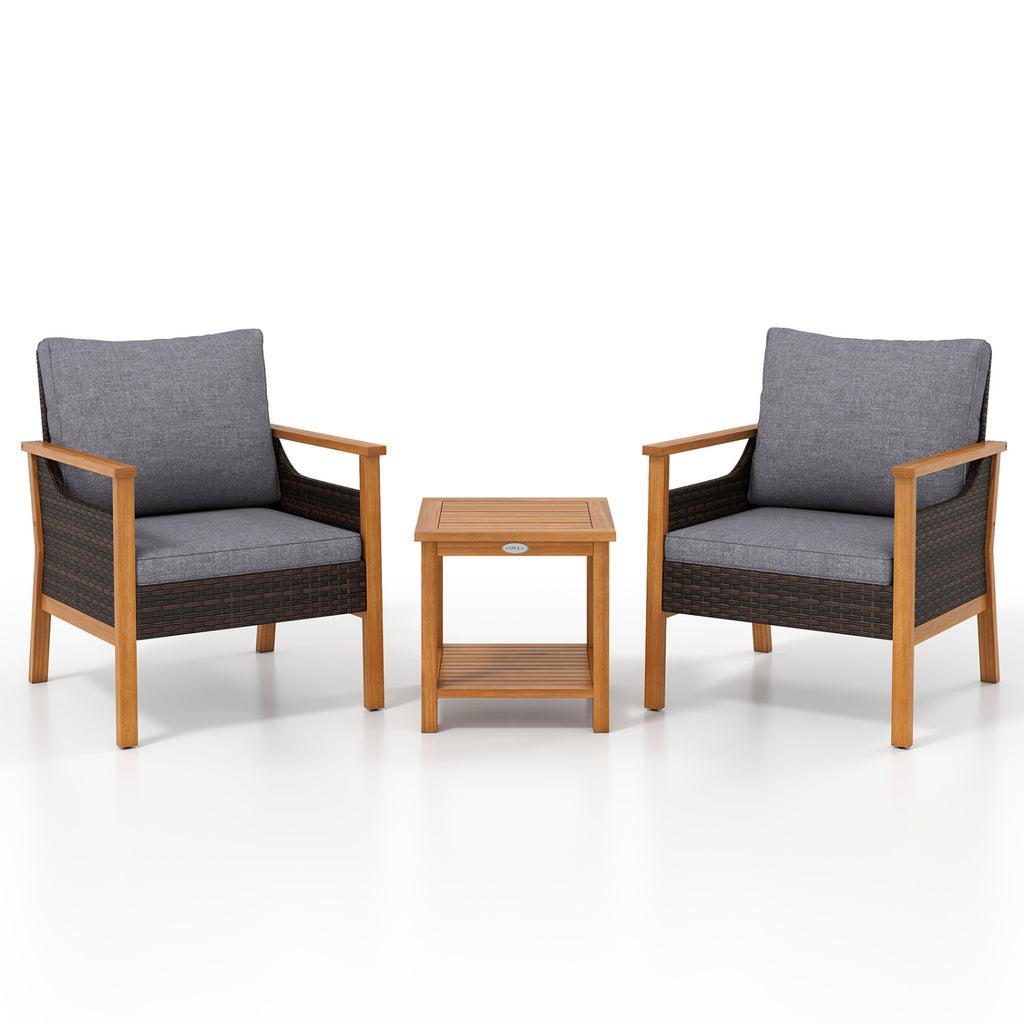 3 Piece Patio Furniture Set