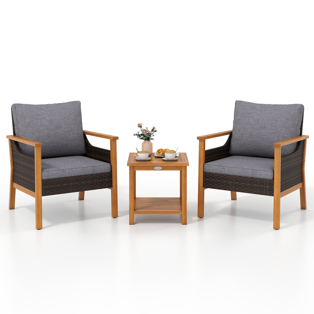 3 Piece Patio Furniture Set