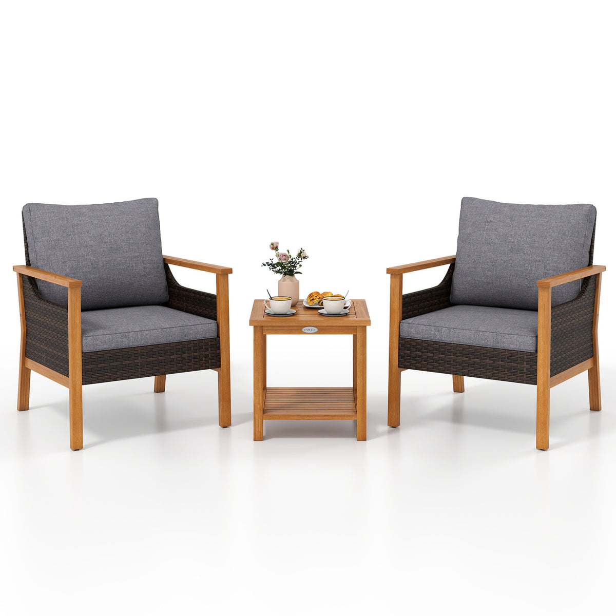 3 Piece Patio Furniture Set