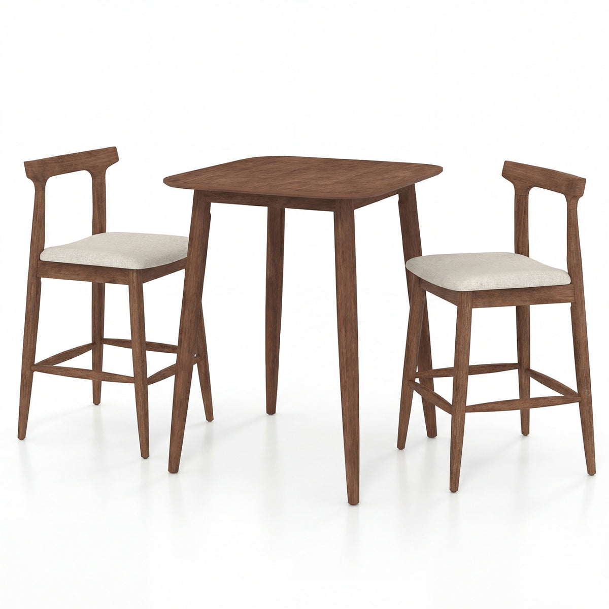 Counter Height Bar Table & 2 Bar Stools - 3 Piece Set