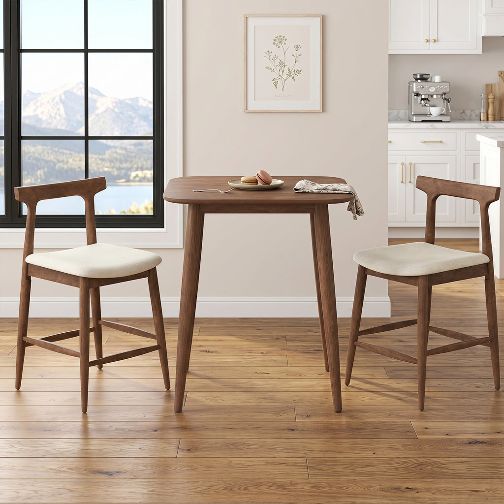 Counter Height Bar Table & 2 Bar Stools - 3 Piece Set