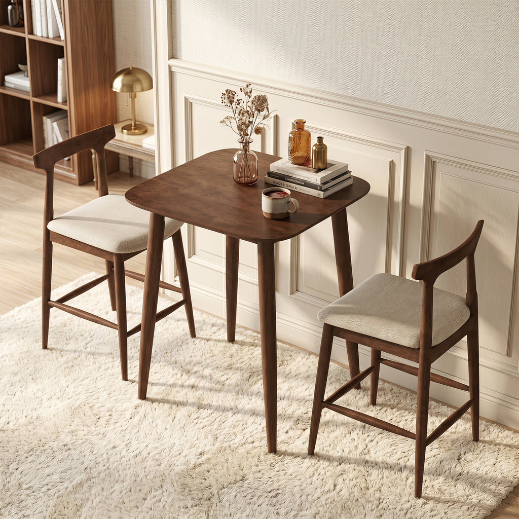 Counter Height Bar Table & 2 Bar Stools - 3 Piece Set