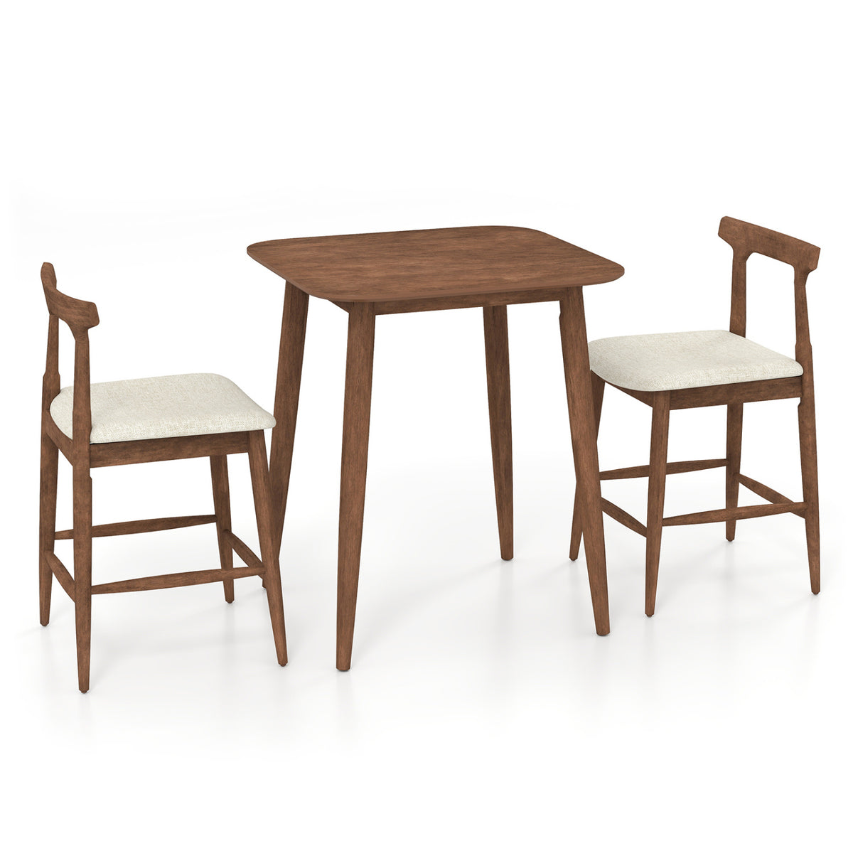 Counter Height Bar Table & 2 Bar Stools - 3 Piece Set
