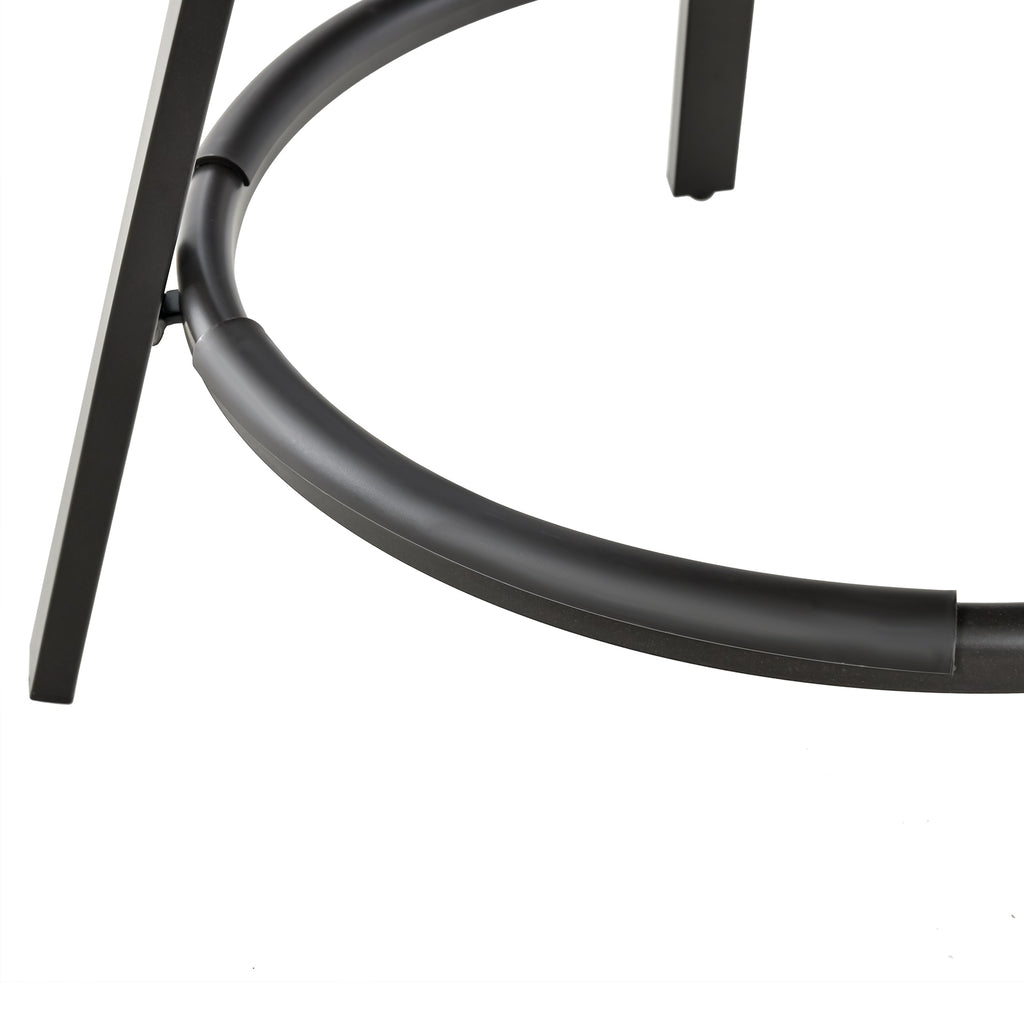 3 Pieces Swivel Bar Set with 4D Air Fiber Cushion
