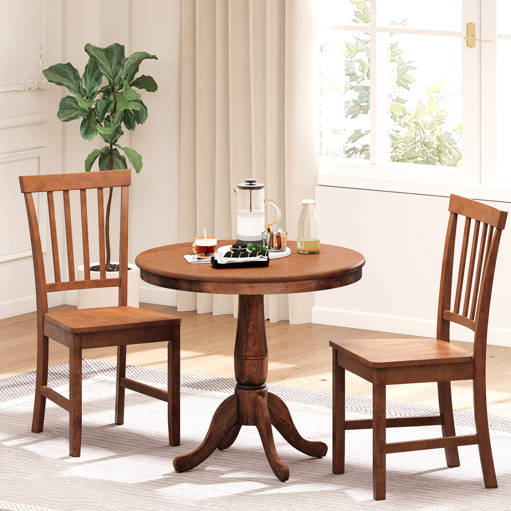 3-Piece Retro Dining Table and Chair Set