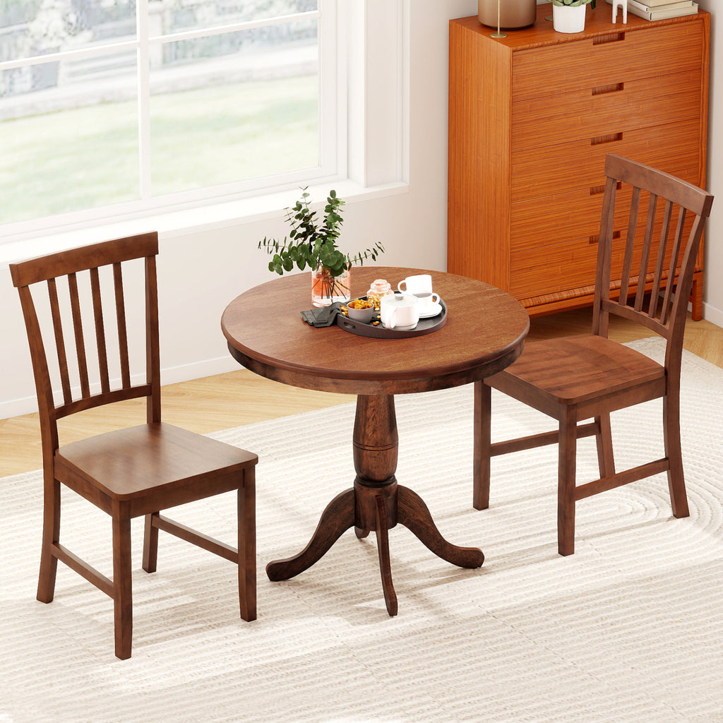 3-Piece Retro Dining Table and Chair Set