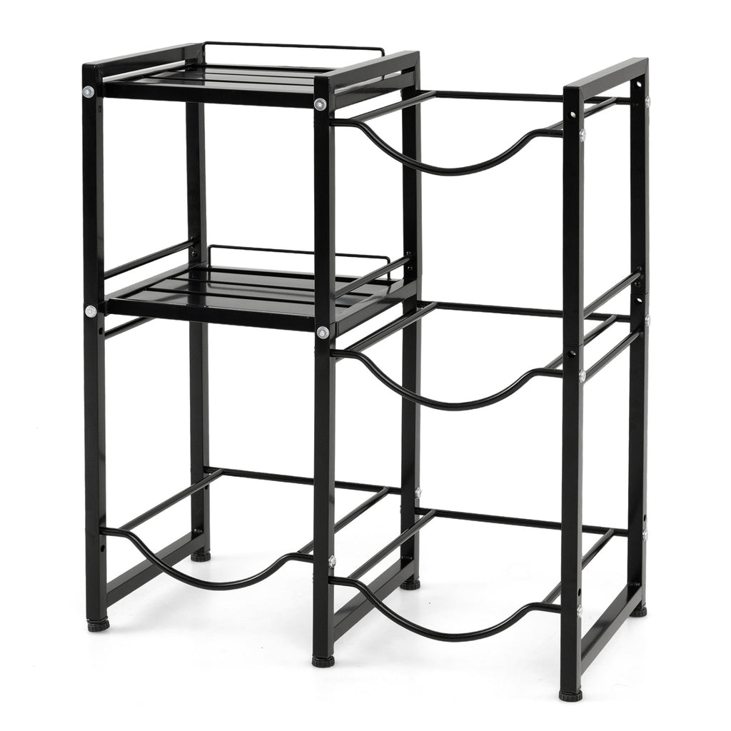 3-Tier 5 Gallon Water Jug Holder with Shelves