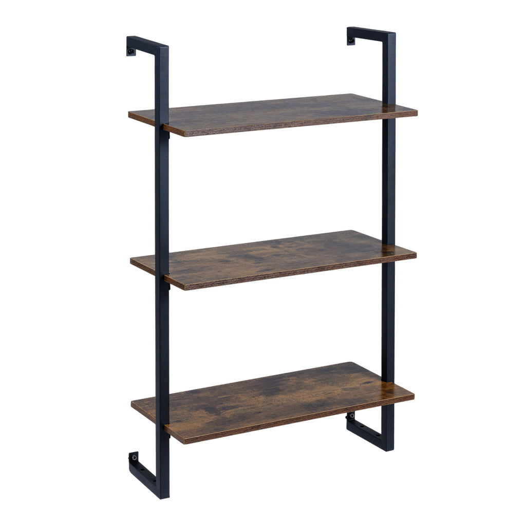 3-Tier Floating Shelf Modern Kitchen Storage White
