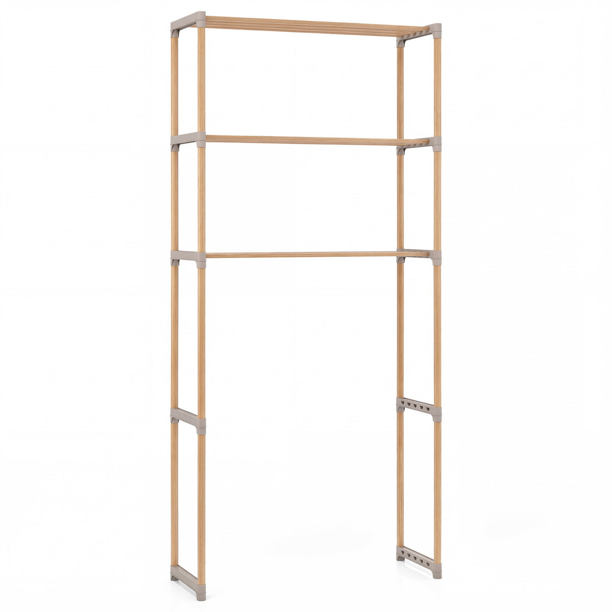 3-Tier Over The Toilet Storage Rack with Open Shelves