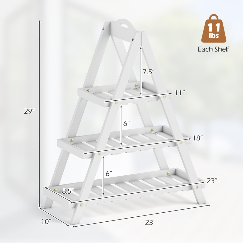 3-Tier Plant Stand Flower Pot Display Shelf
