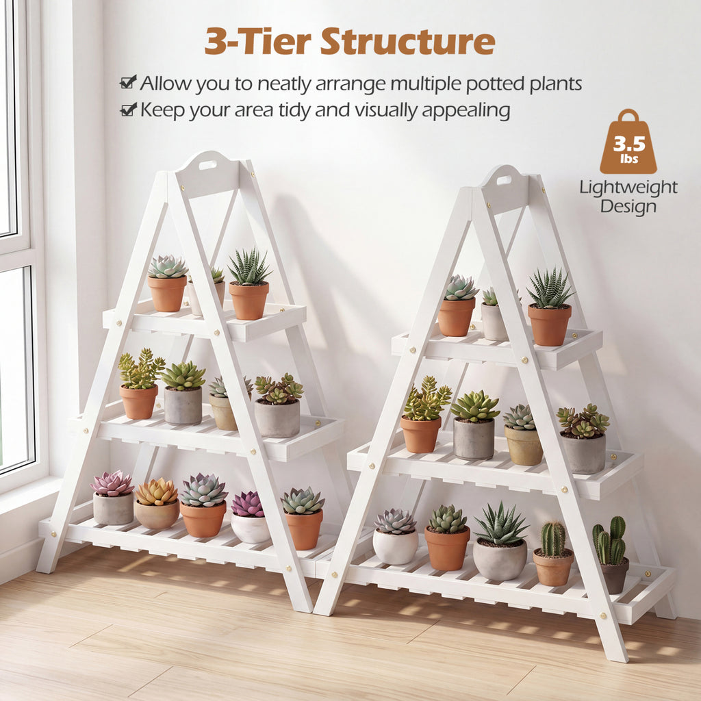 3-Tier Plant Stand Flower Pot Display Shelf