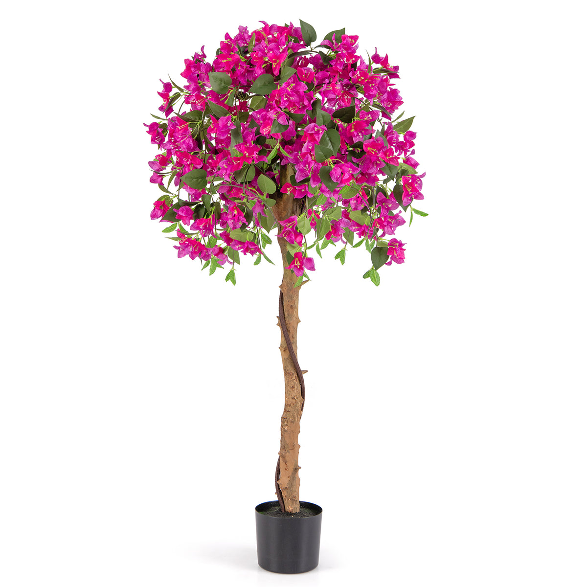 Artificial Cherry Blossom Tree - 6.5 Ft Tall with 900 Pink Flowers - Realistic Indoor Decor - Variation: Cherry Blossom Tree
