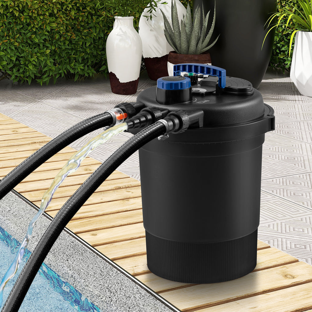 Bio Pressure Pond Filter with 13W UV-C Light 2642 GPH System