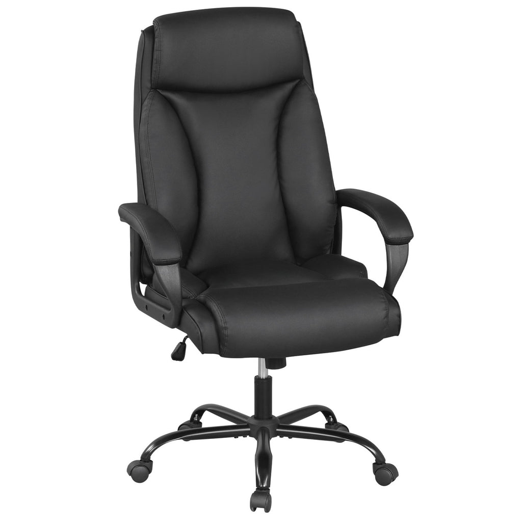 Ergonomic Executive Office Chair with Headrest - Brown