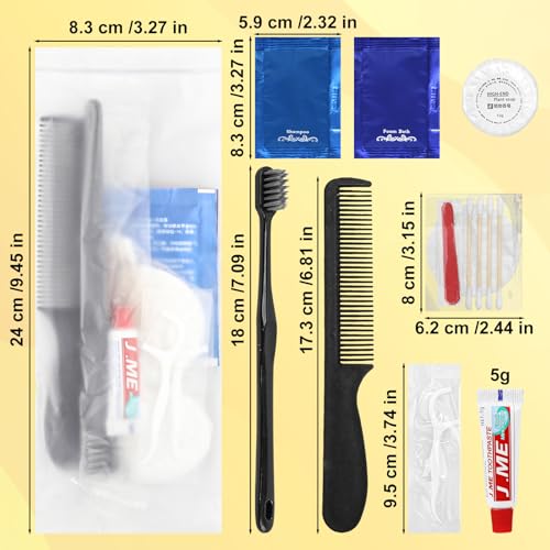 Hygiene Kit, Hygiene Kit Bulk, Individually Packed, The Travel Hygiene Kit is Fully Equipped and Clean and Hygienic, Convenience Kits Suitable for Hotel, Camping, Home, Travel (100-PACK)