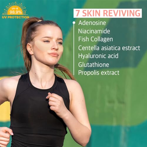 BLOCK&CARE Golf Patches for Sun Protection UV Protection Facial Patches for Outdoor Activities 5Pairs of Sunblock Gel Patches with Skincare Ingredients. (10 PACK, Petit Golf Patch (Medium))
