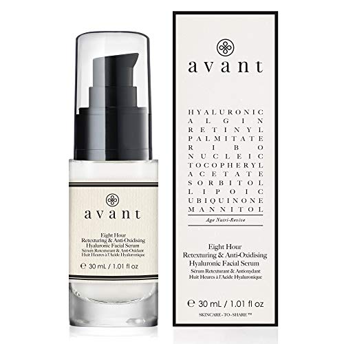 Avant | Hyaluronic Acid Face Serum | Works Against Ageing, Dark Spots & Hydrates | Eight-hour Anti-Oxidising & Retexturing Hyaluronic Facial Serum | 1x30ml