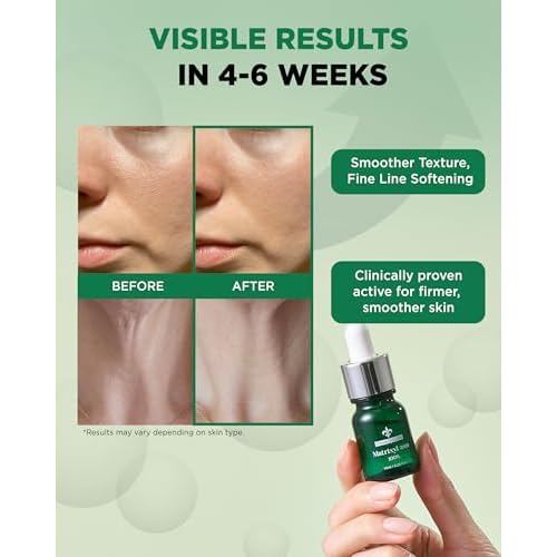 Matrixyl 3000 100% Serum Skincare ? Pure Peptide Complex Anti-Aging Facial Ampoule from France Sederma, Collagen Boosting Wrinkle Treatment, Perfect for Layering & DIY, 0.33 fl.oz (10ml)