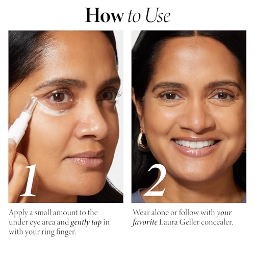 LAURA GELLER NEW YORK Spackle Illuminating Hydrating and Brightening Under Eye Primer - Reduces the Appearance of Fine Lines - Lasts All Day - Universal