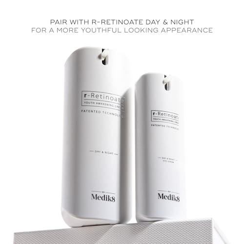 Medik8 R-Retinoate Day and Night Eye Serum - Hydrating Vitamin A Undereye Serum - Reduces Fine Lines, Wrinkles, Dark Circles - Gluten Free - 0.5 oz