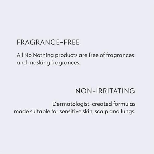 No nothing Very Sensitive Strong Hairspray - Fragrance Free Strong Styling and Finishing Spray, Hypoallergenic, Unscented Hair Spray 7.5 Ounce